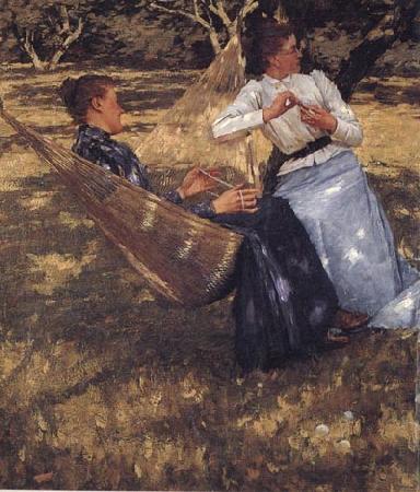 Henry Herbert La Thangue In the Orchard Spain oil painting art
